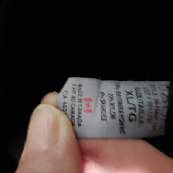 XL stretch black skirt knee length - Picture 4 of 4